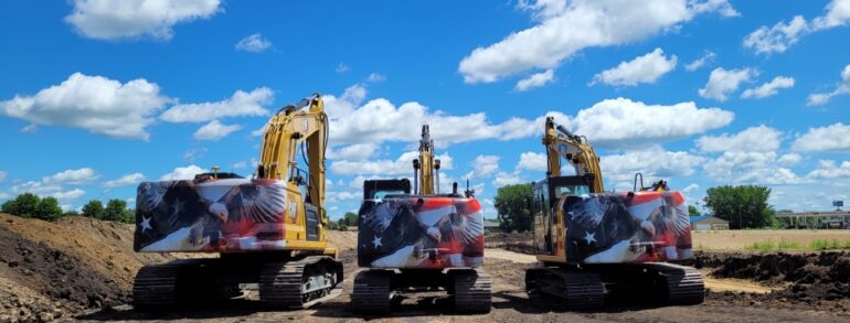3 Excavators
